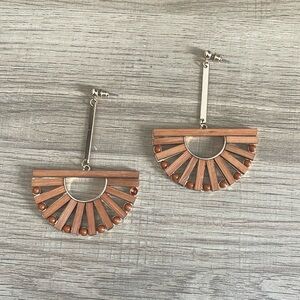 Wooden Large Boho Earring Set